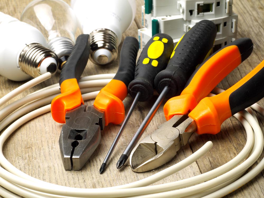 Different Electrician Tools