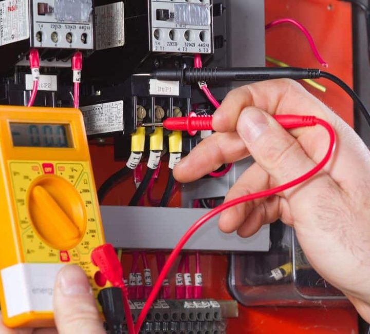 Electrician Testing Power In Junction Box- Grafton, NSW