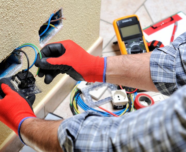 Electrician technician at work – McGrath Electrical in South Grafton, NSW Electrician technician at work - McGrath Electrical in South Grafton, NSW