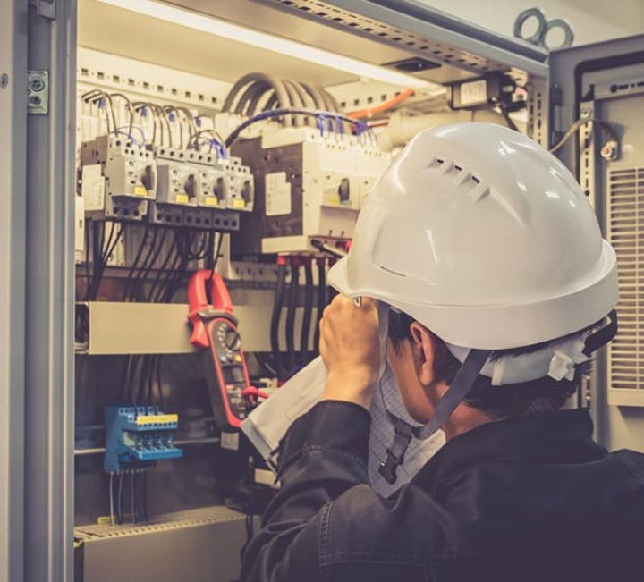 Technician fixing electrical cable – McGrath Electrical in South Grafton, NSW Technician fixing electrical cable - McGrath Electrical in South Grafton, NSW